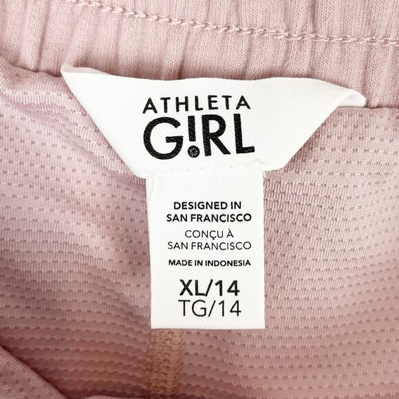 Athleta Girl Skort Girls Size XL - 14 Pink Drawstring Skirt Active Retrochill - Picture 7 of 9